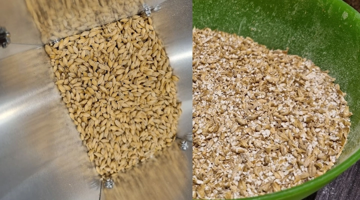 Pilsner Malz fertig geschrotet