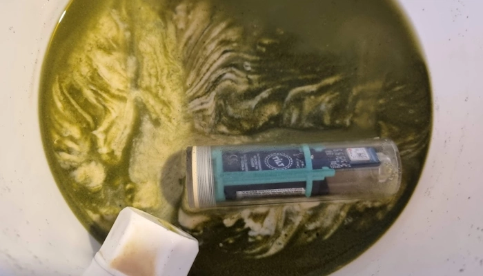 Blick in den Gärbottich