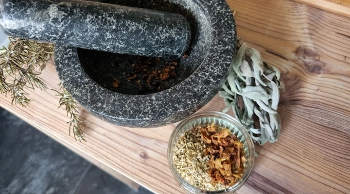 die Kräutermischung für das Grutbier