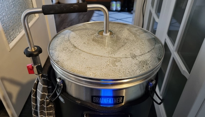 Grainfather-Brausystem im Einsatz