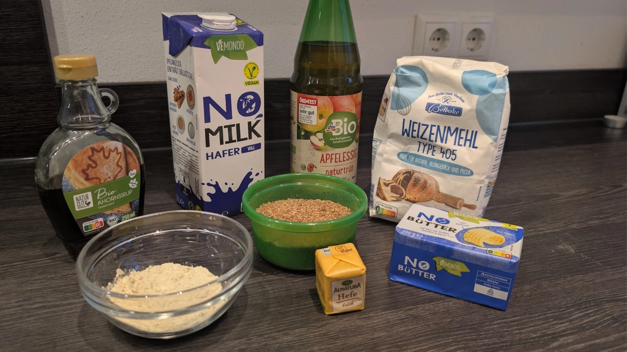 Alle Zutaten auf einen Blick